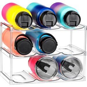 Stackable Water Bottle Holder Fits Stanley Yeti Hydro Flask 3 Tier 9 Bottle